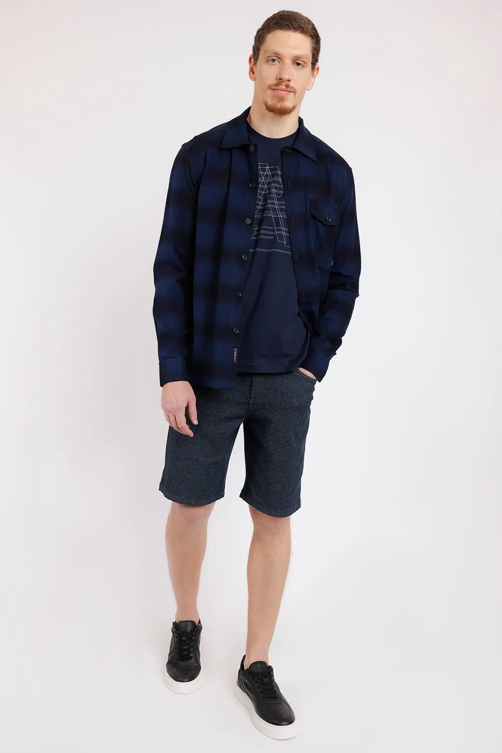 BERMUDA MOLINE COLOR MARINHO