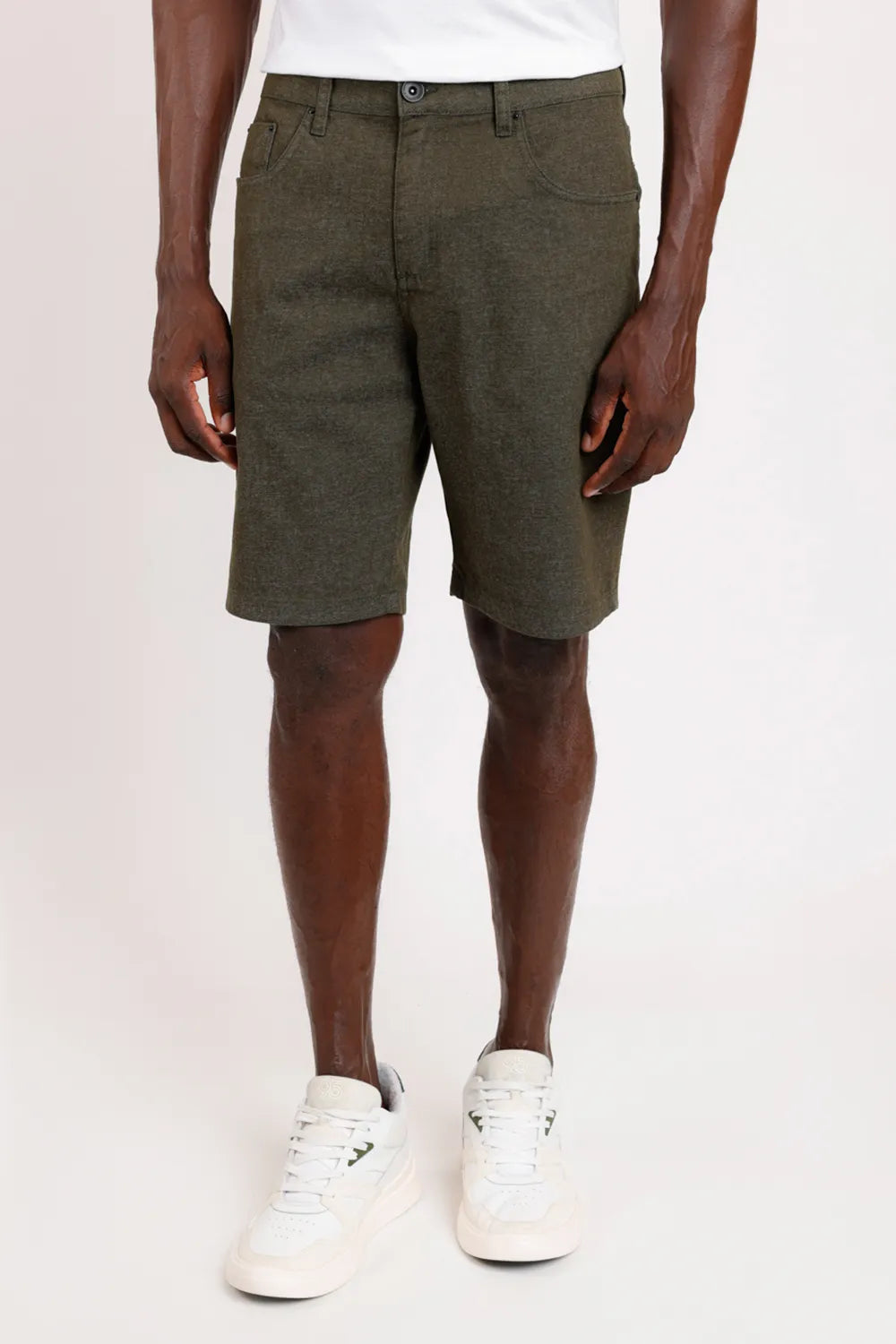 BERMUDA MOLINE COLOR VERDE MILITAR