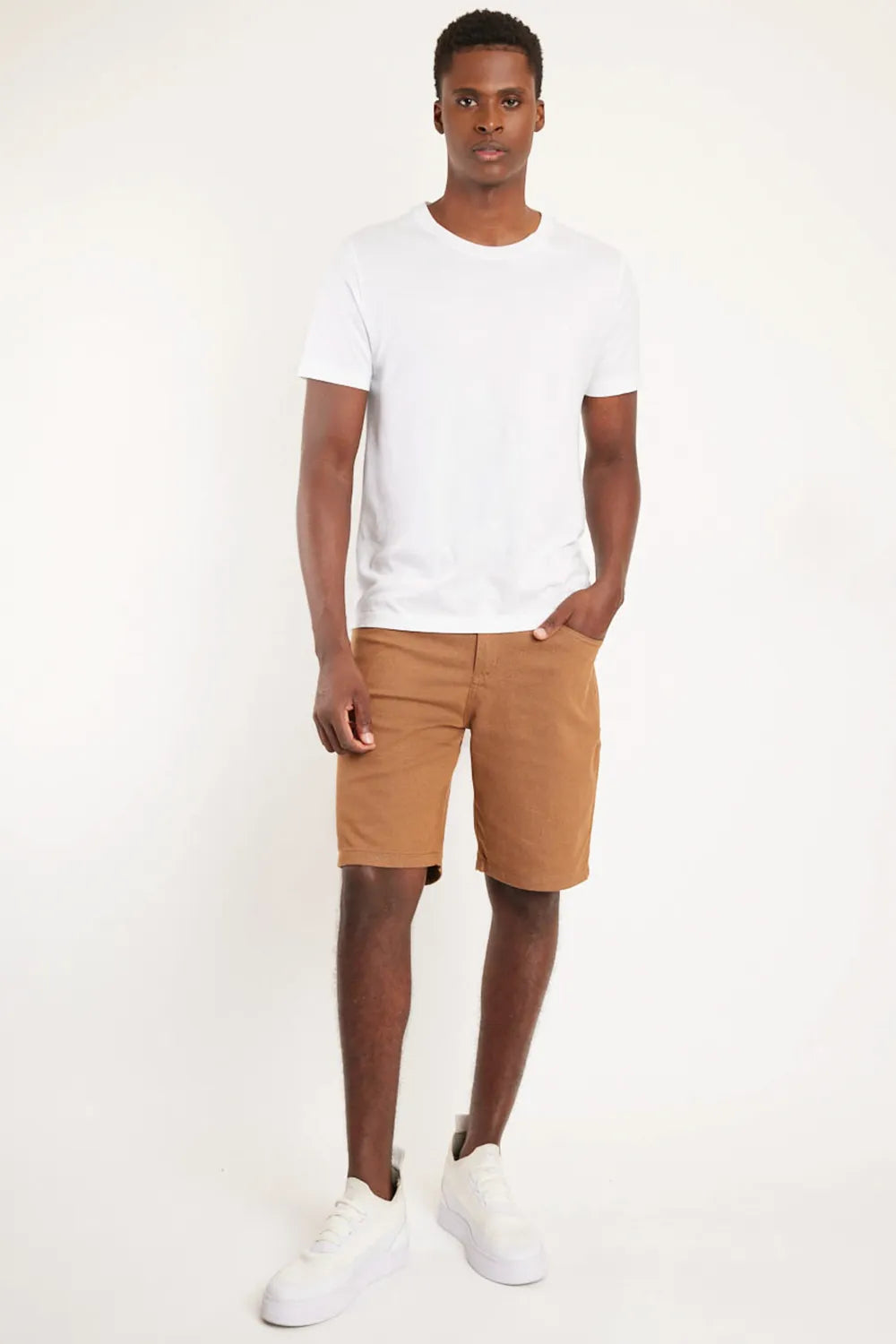 BERMUDA MOLINE COLOR CARAMELO