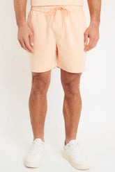 BERMUDA COM ELÁSTICO COLOR LARANJA