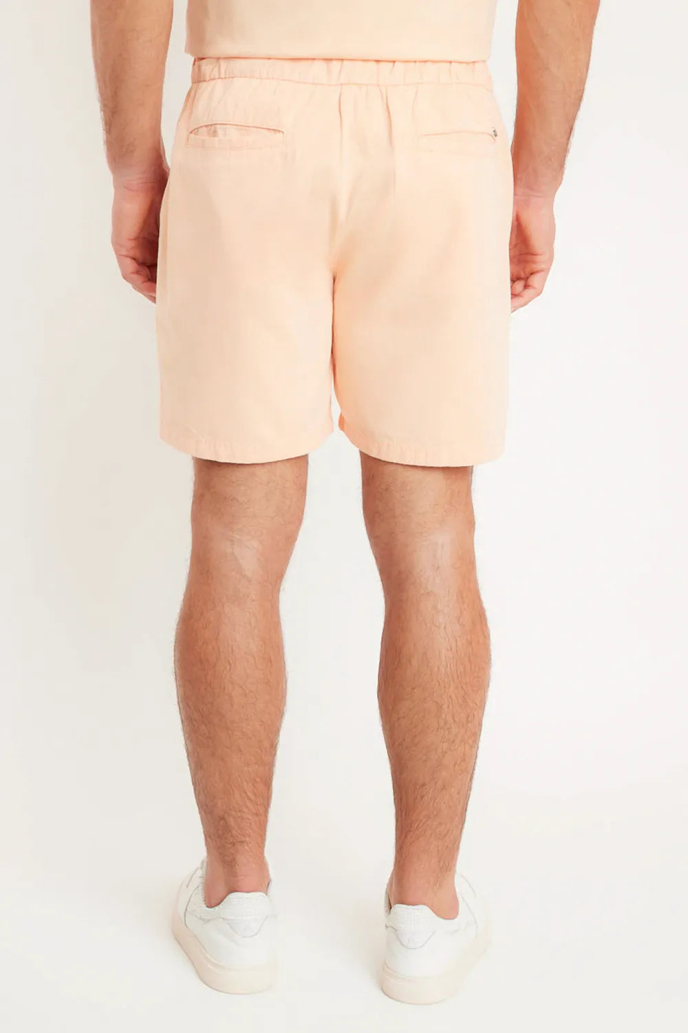 BERMUDA COM ELÁSTICO COLOR LARANJA