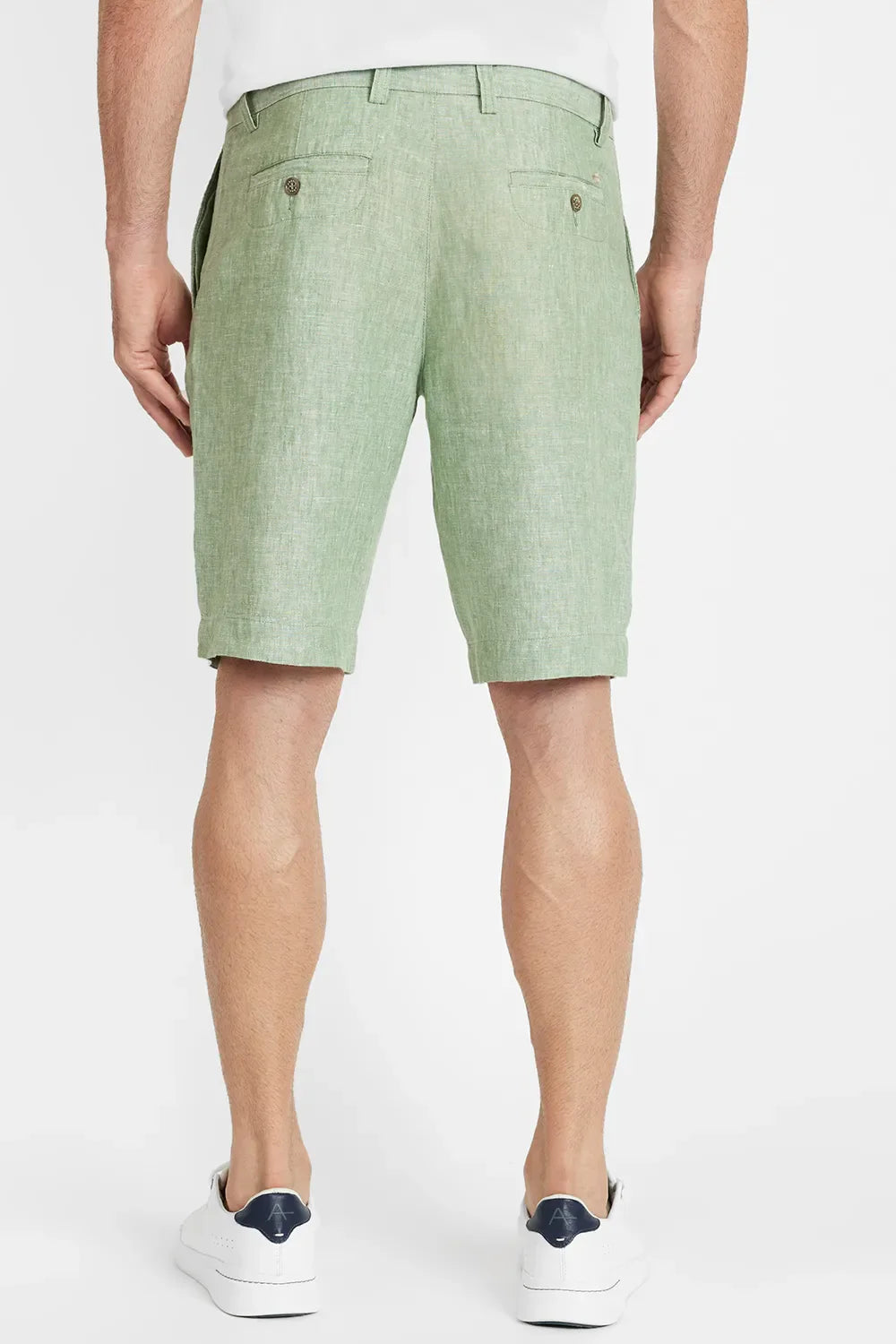 BERMUDA RESORT LINHO BOLSO FACA - COLLAB CAUÃ REYMOND PISTACHE