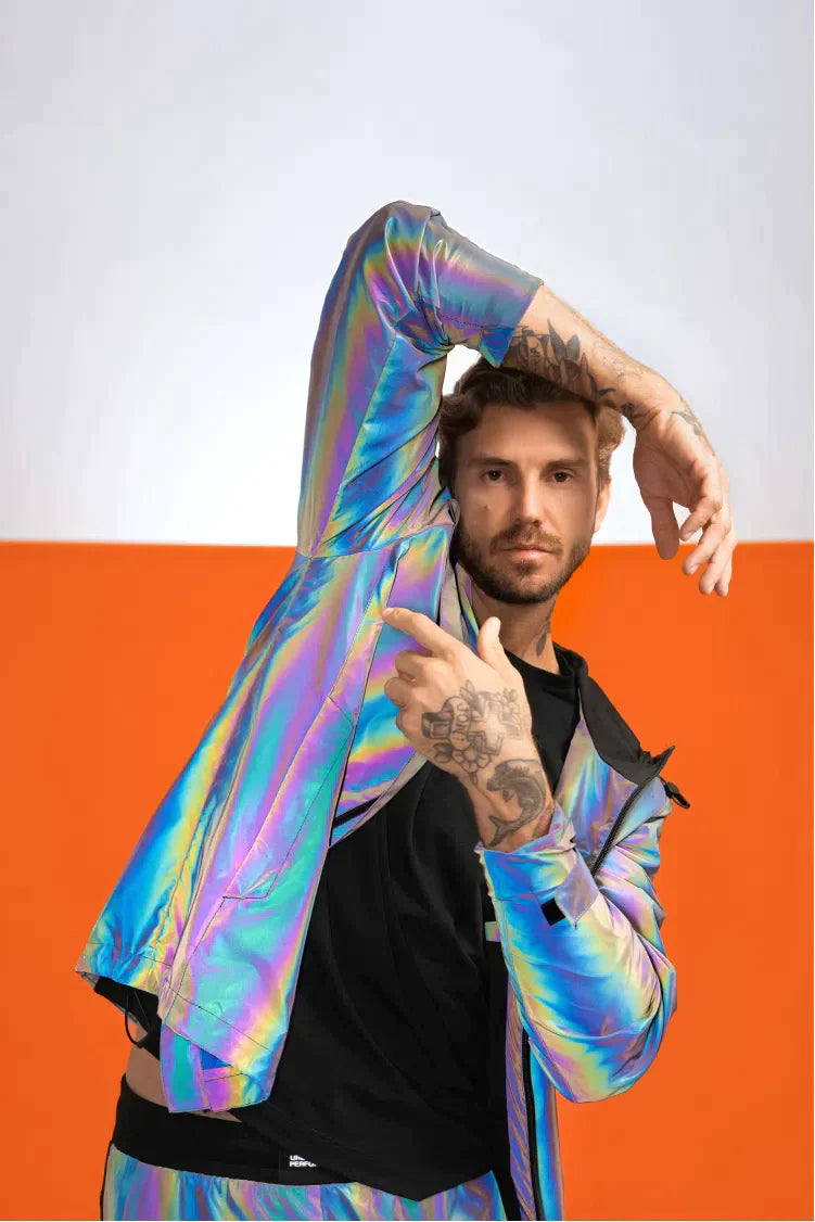 JAQUETA CORTA VENTO FLASH LIQUID REPELLER PRATA