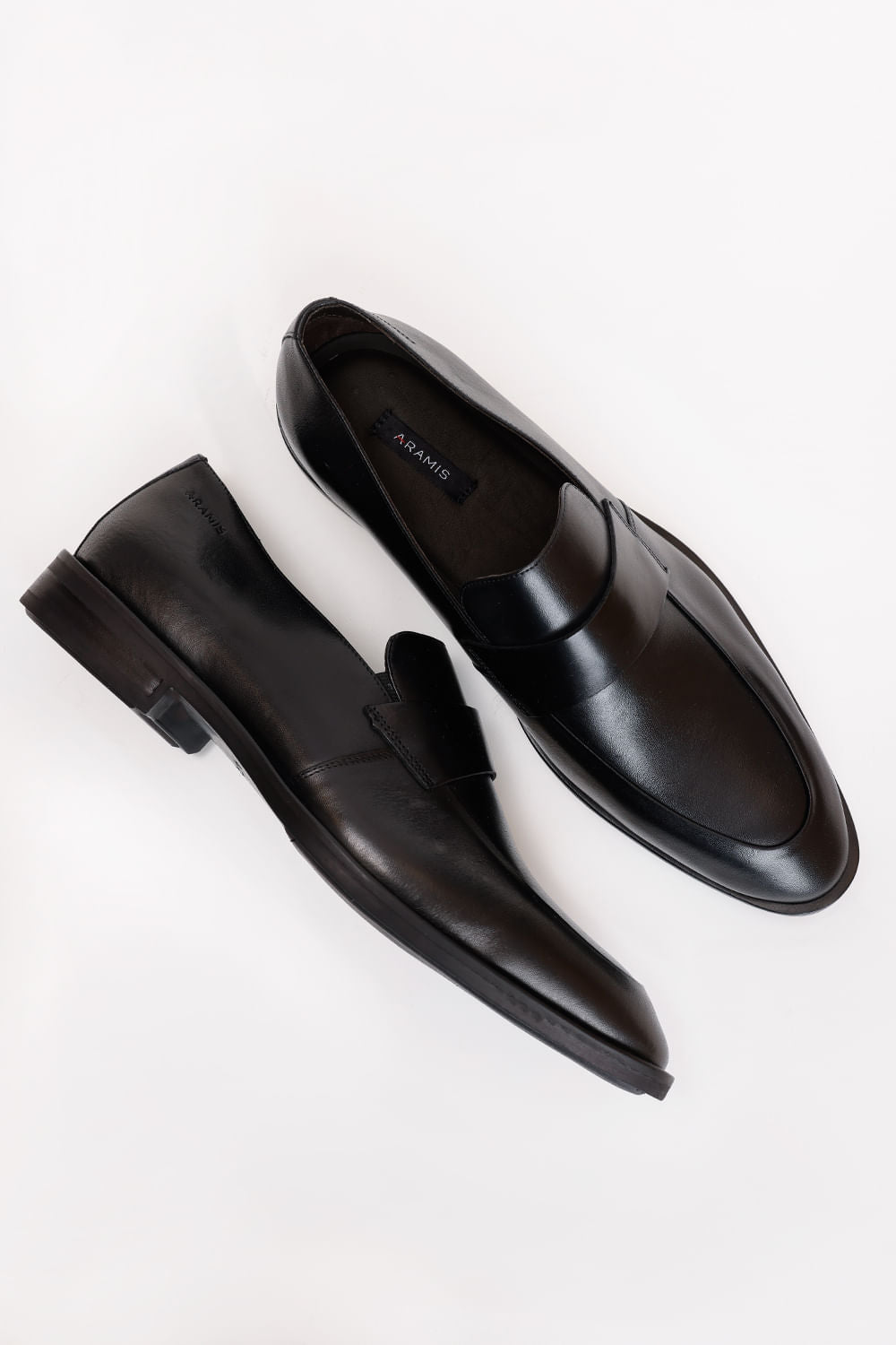 MOCASSIM SOCIAL GRAVATA COURO PRETO