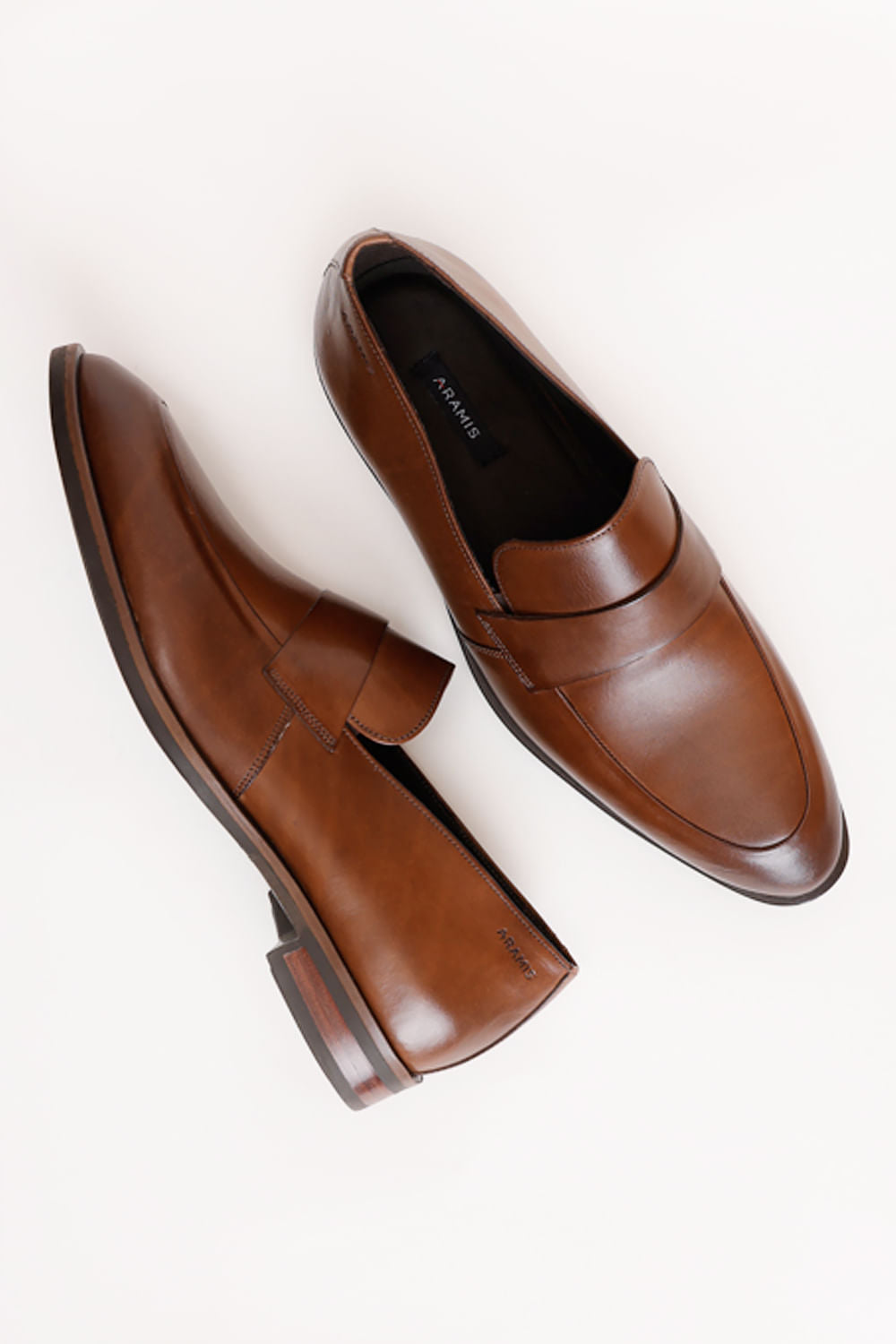 MOCASSIM SOCIAL GRAVATA COURO CAFÉ