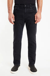 CALÇA JEANS REGULAR BLACK PRETO