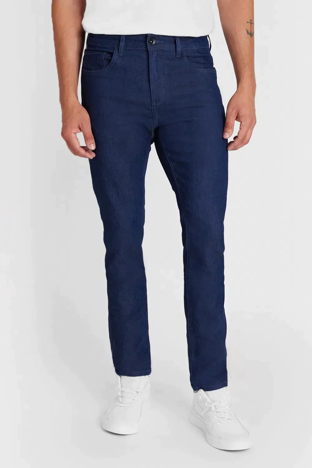 CALÇA JEANS SLIM BLUE BASIC AZUL