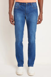 CALÇA JEANS SLIM BLUE AZUL
