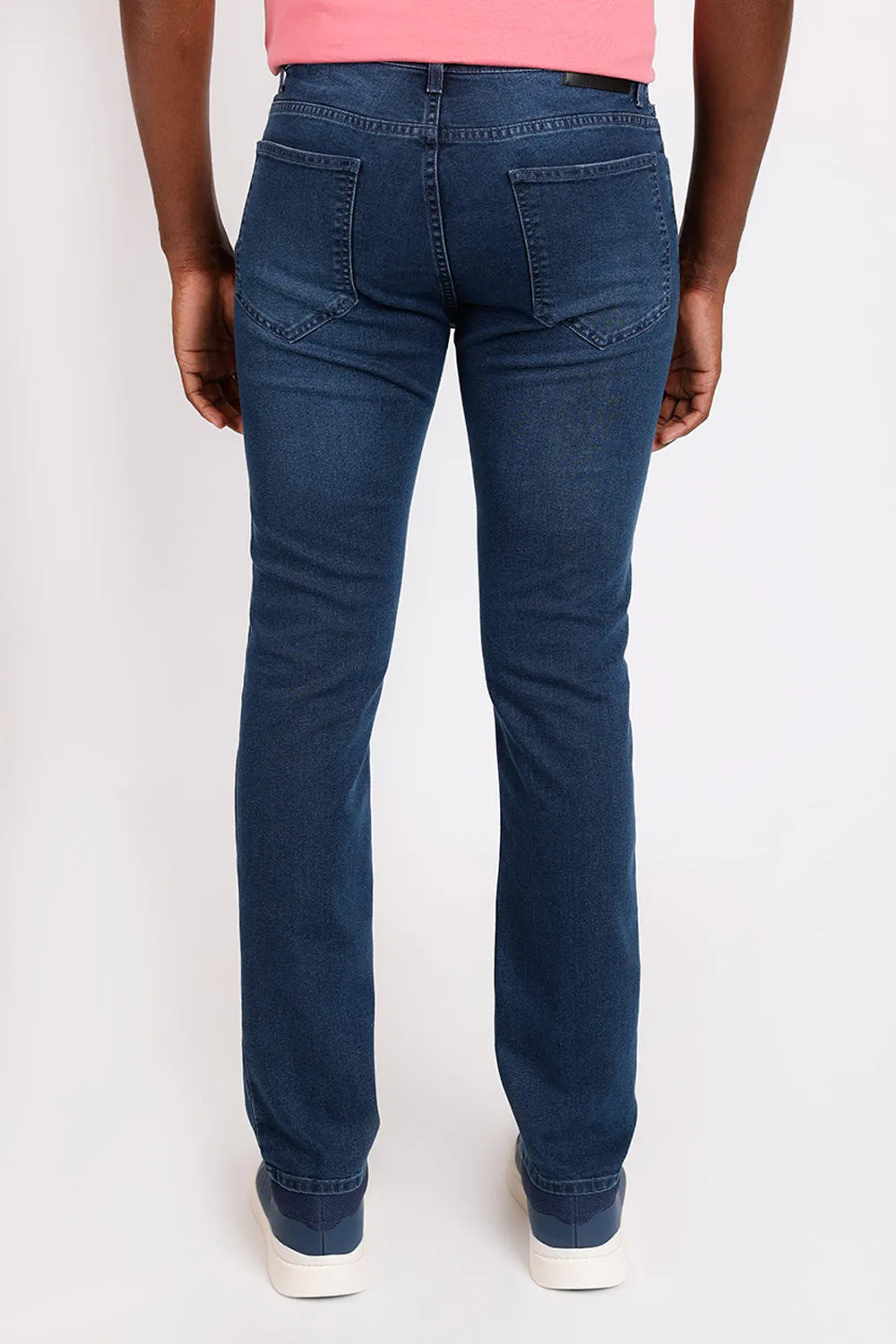 CALÇA JEANS SLIM STONE AZUL