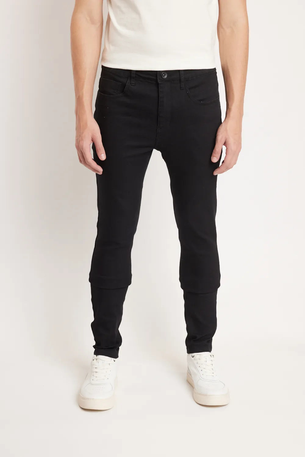 CALÇA JEANS SKINNY BLACK PRETO
