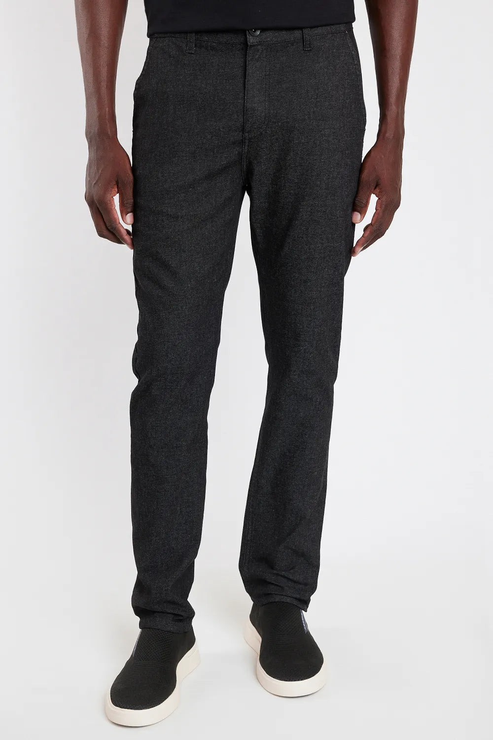 CALÇA CHINO BOLSO FACA MOLINE PRETO