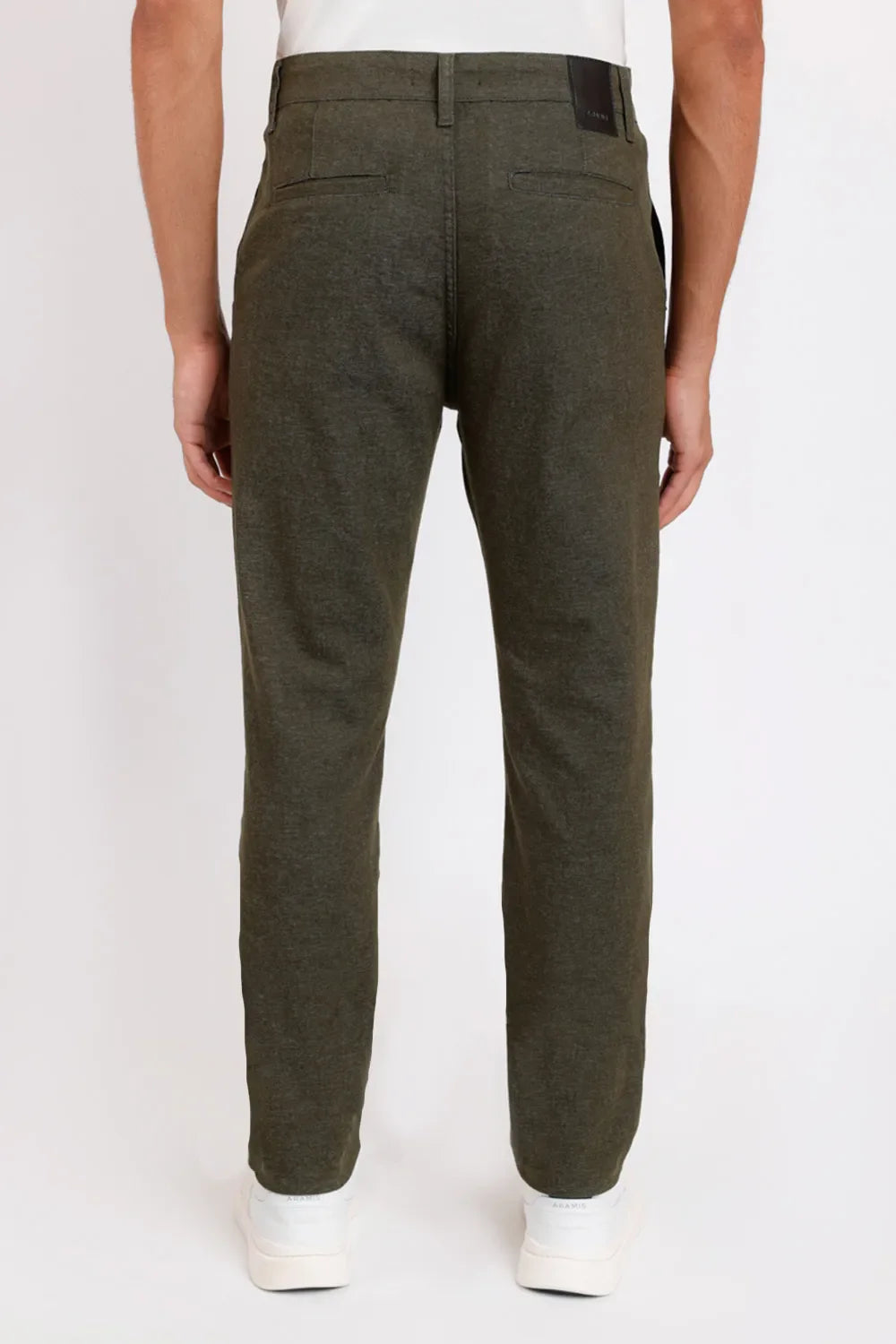 CALÇA CHINO BOLSO FACA MOLINE VERDE MILITAR