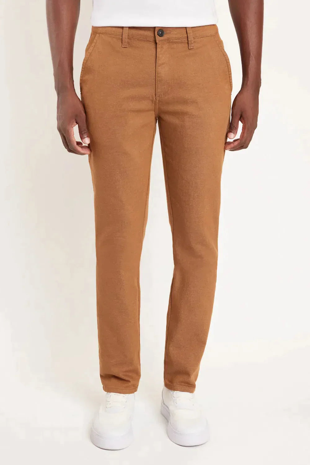 CALÇA CHINO BOLSO FACA MOLINE CARAMELO