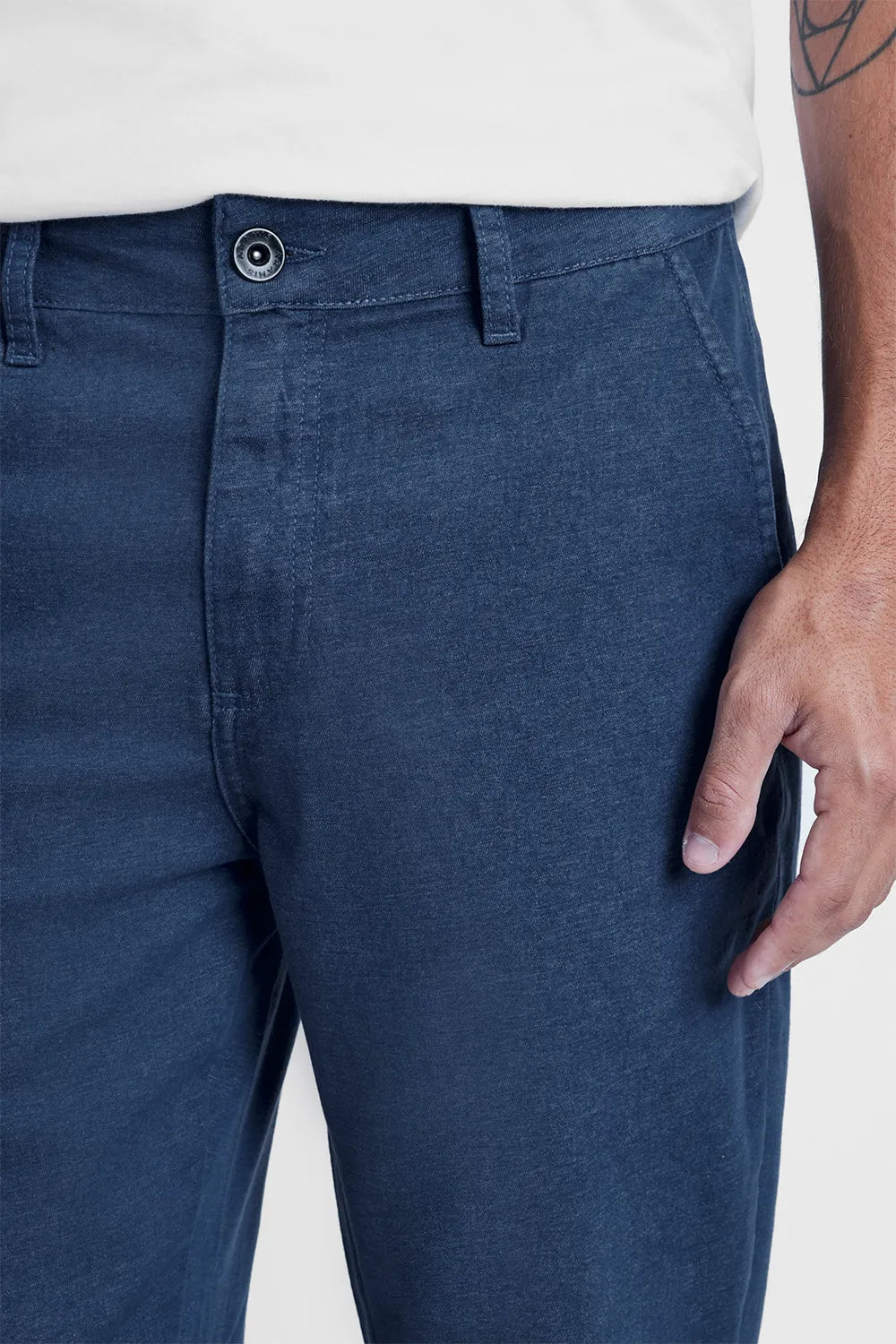 CALÇA CHINO BOLSO FACA MOLINE INDIGO