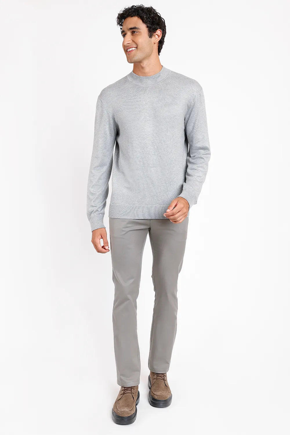 CALÇA CHINO MOOVEX CINZA