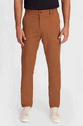 CALÇA JEANS SLIM MOLETOM COLOR CASTOR