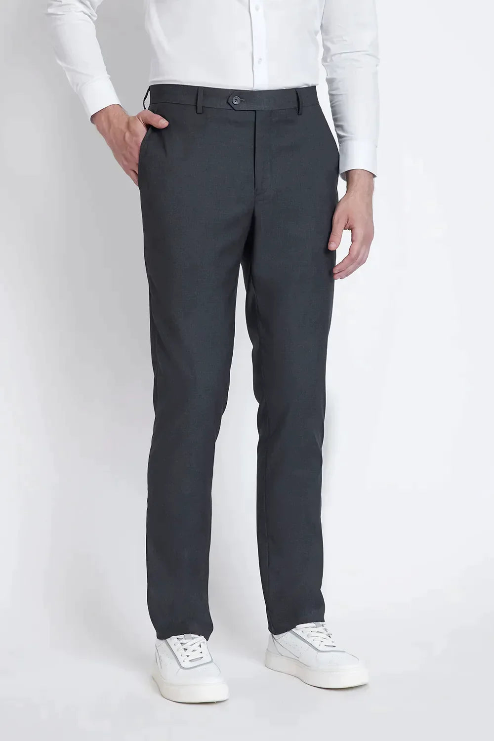 COSTUME SUPER SLIM DE POLIÉSTER E VISCOSE COM ELASTANO CHUMBO