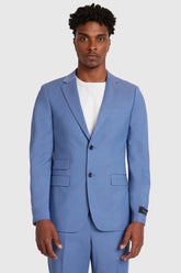 COSTUME FALSO LISO SUPER SLIM AZUL CLARO