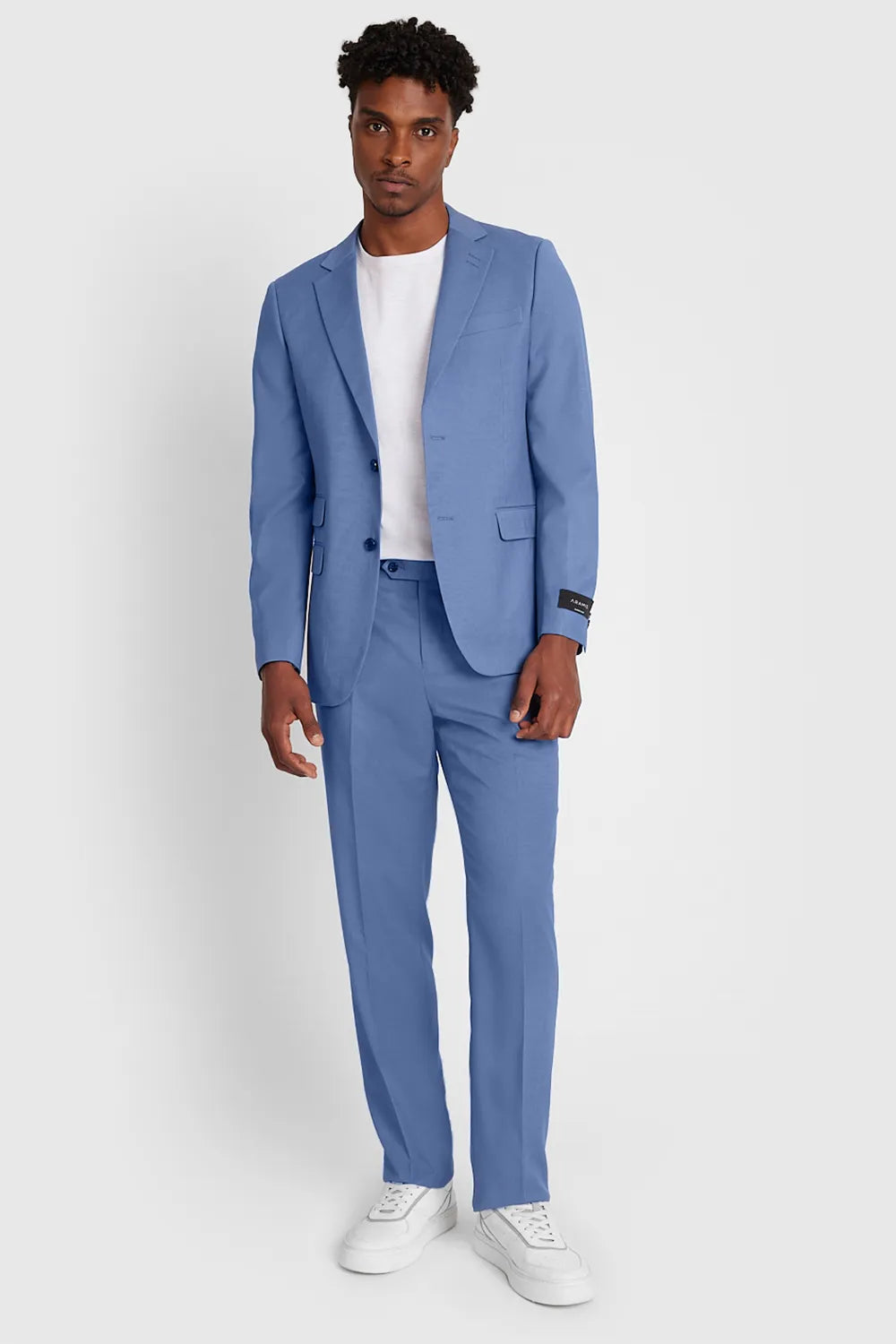 COSTUME FALSO LISO SUPER SLIM AZUL CLARO