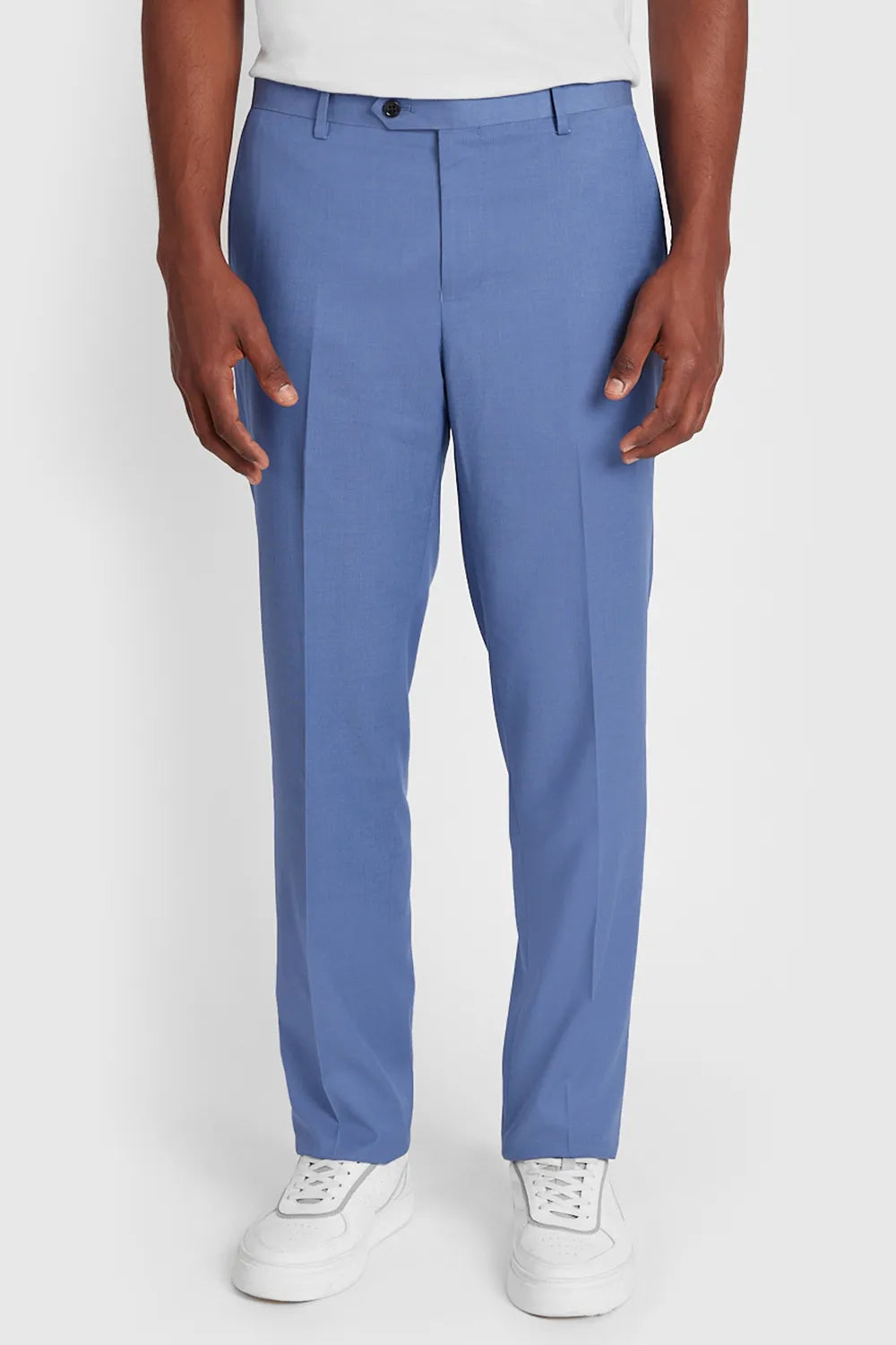 COSTUME FALSO LISO SUPER SLIM AZUL CLARO