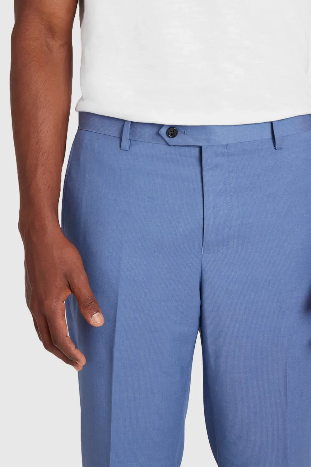 COSTUME FALSO LISO SUPER SLIM AZUL CLARO