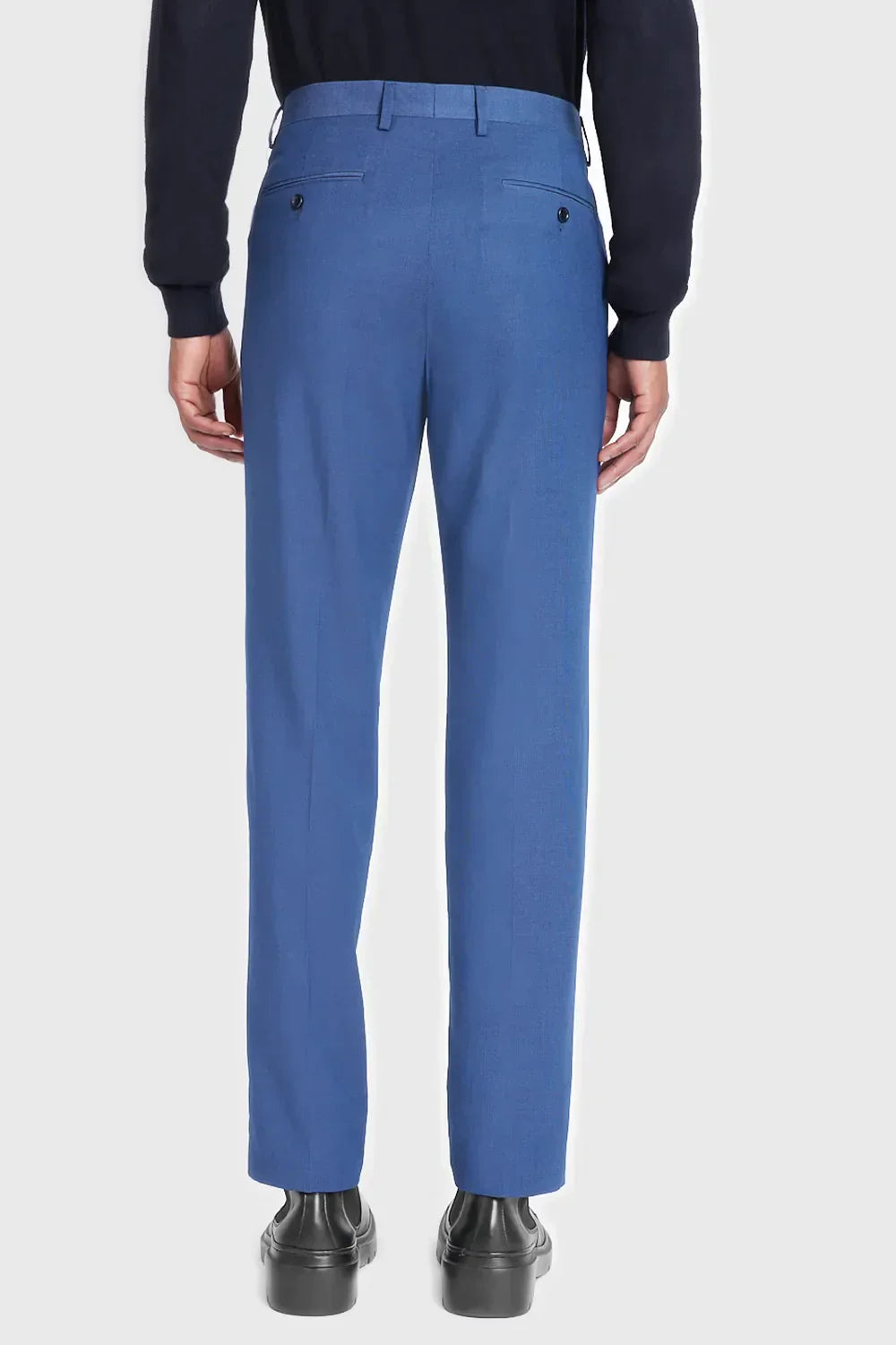 COSTUME FALSO LISO SUPER SLIM MARINHO