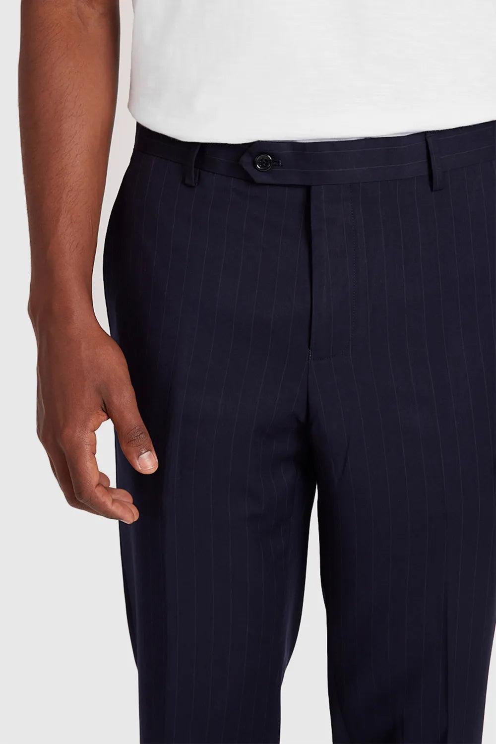 COSTUME RISCA DE GIZ SUPER SLIM MARINHO