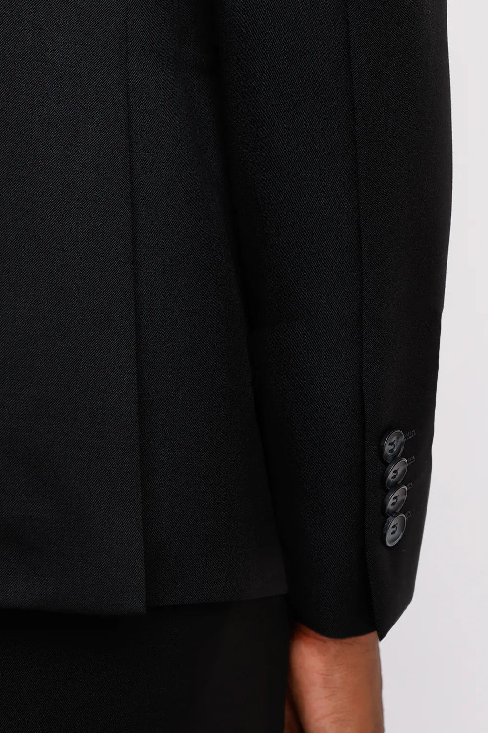 COSTUME LÃ SUPER SLIM FALSO LISO PRETO