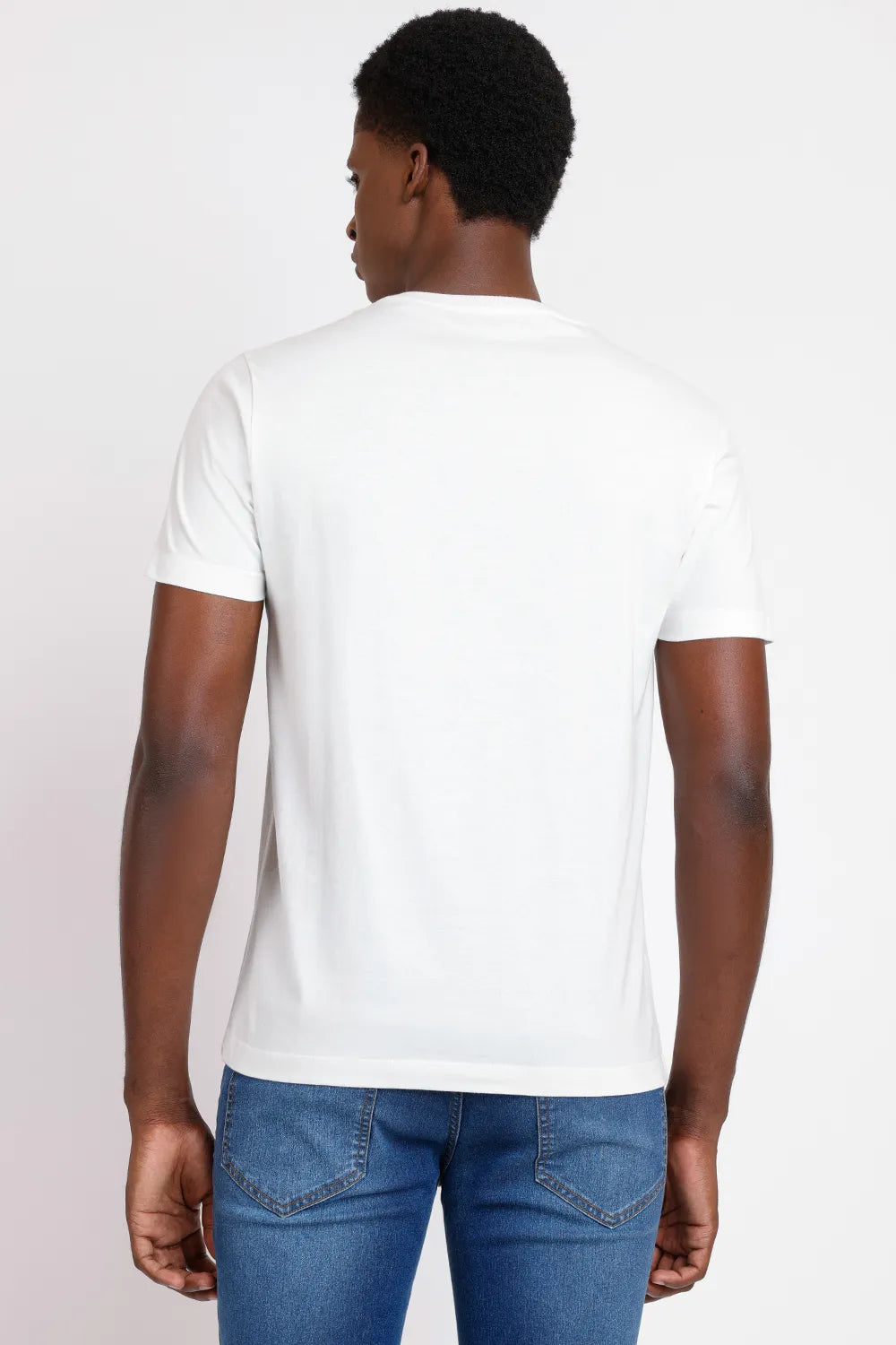 CAMISETA MANGA CURTA TRIANGLE OFF WHITE