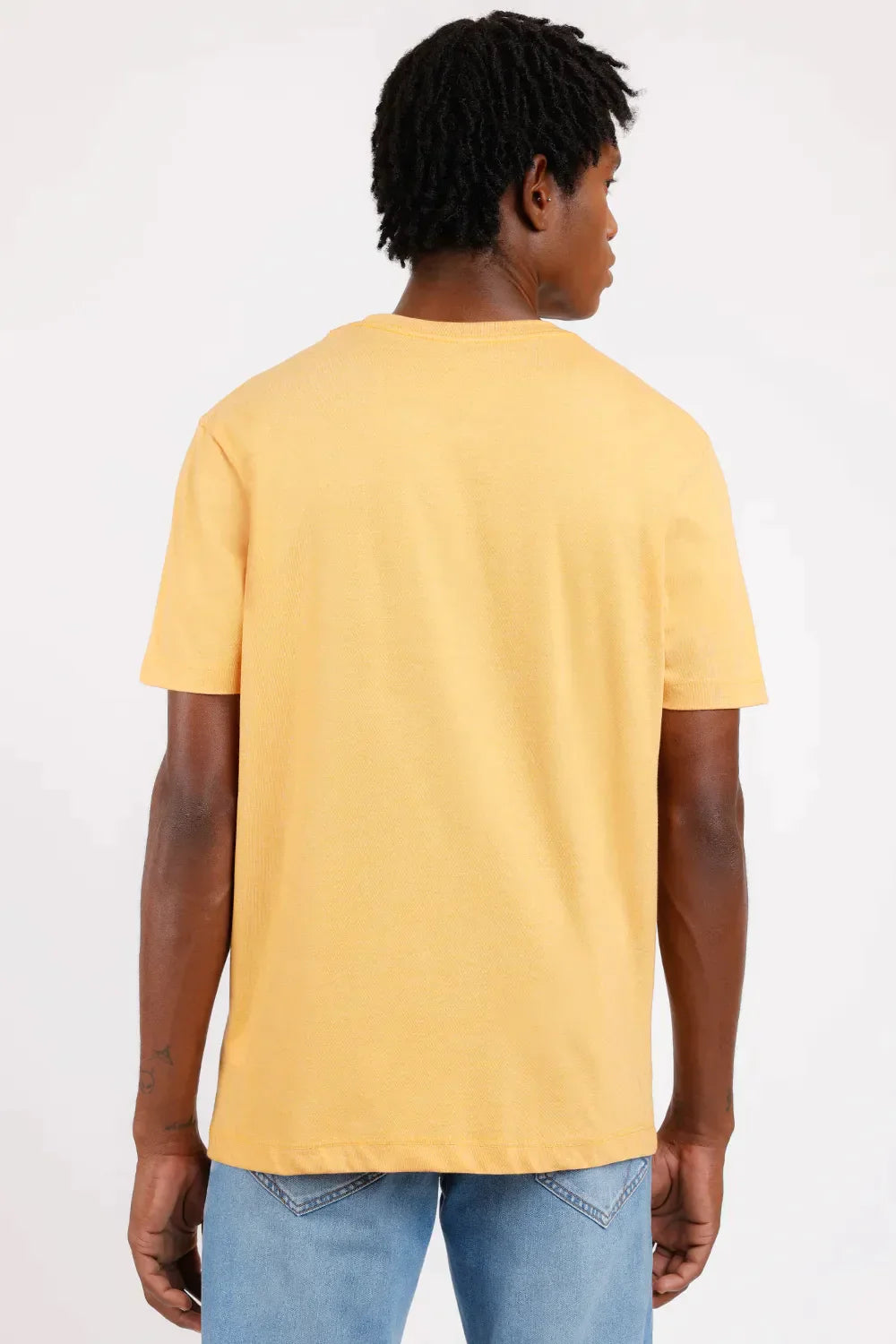 CAMISETA MANGA CURTA LISA ECO AMARELO MANGO 113
