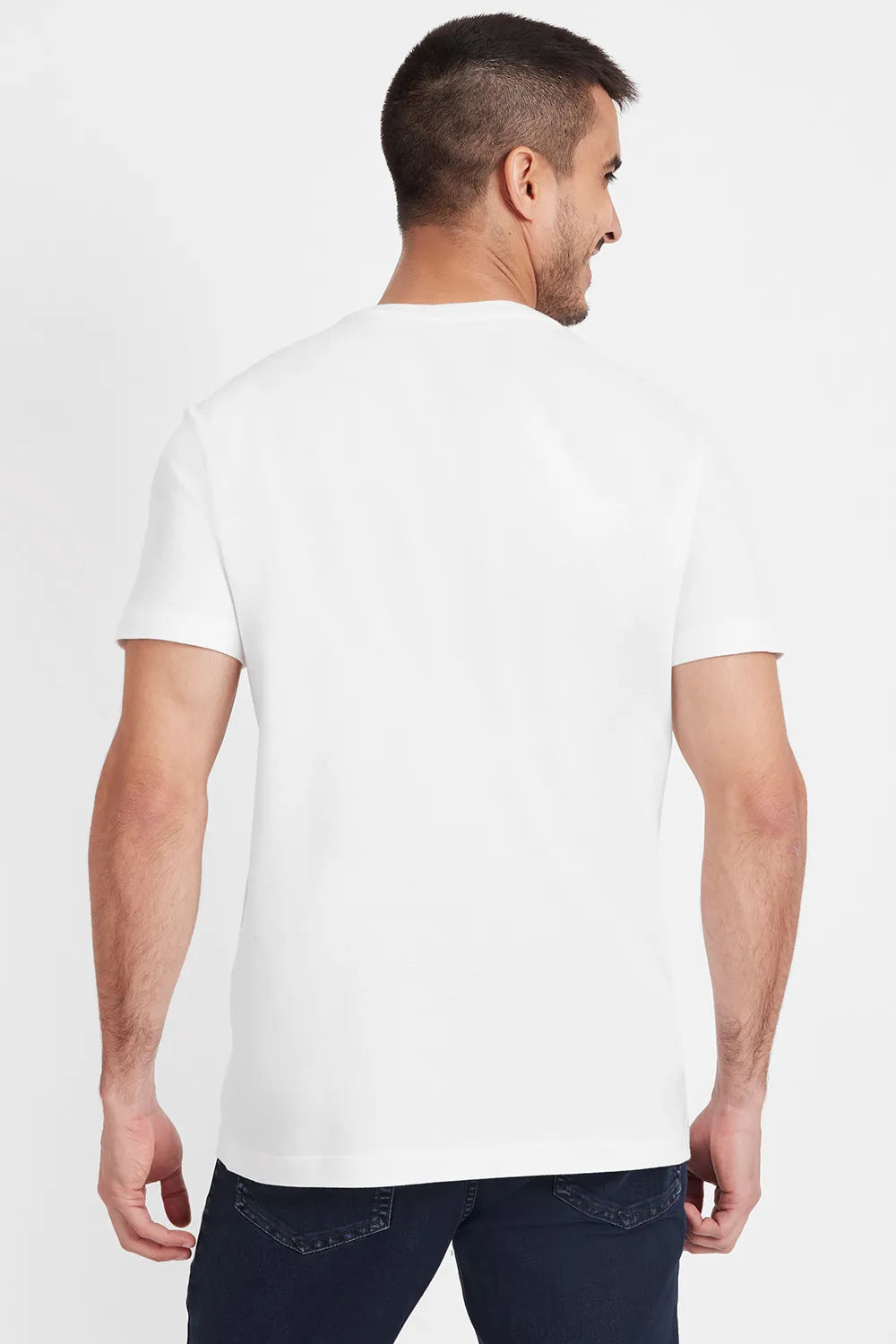 CAMISETA MANGA CURTA PIQUET BRANCO