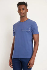 CAMISETA MANGA CURTA FORA DA CAIXA AZUL BIC