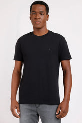 CAMISETA MANGA CURTA SUEDINE CANELADO LISO