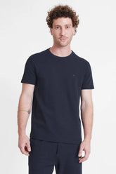 CAMISETA MANGA CURTA SUEDINE CANELADO LISO