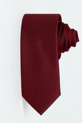 GRAVATA JACQUARD SEDA MINI QUADRADOS BORDEAUX