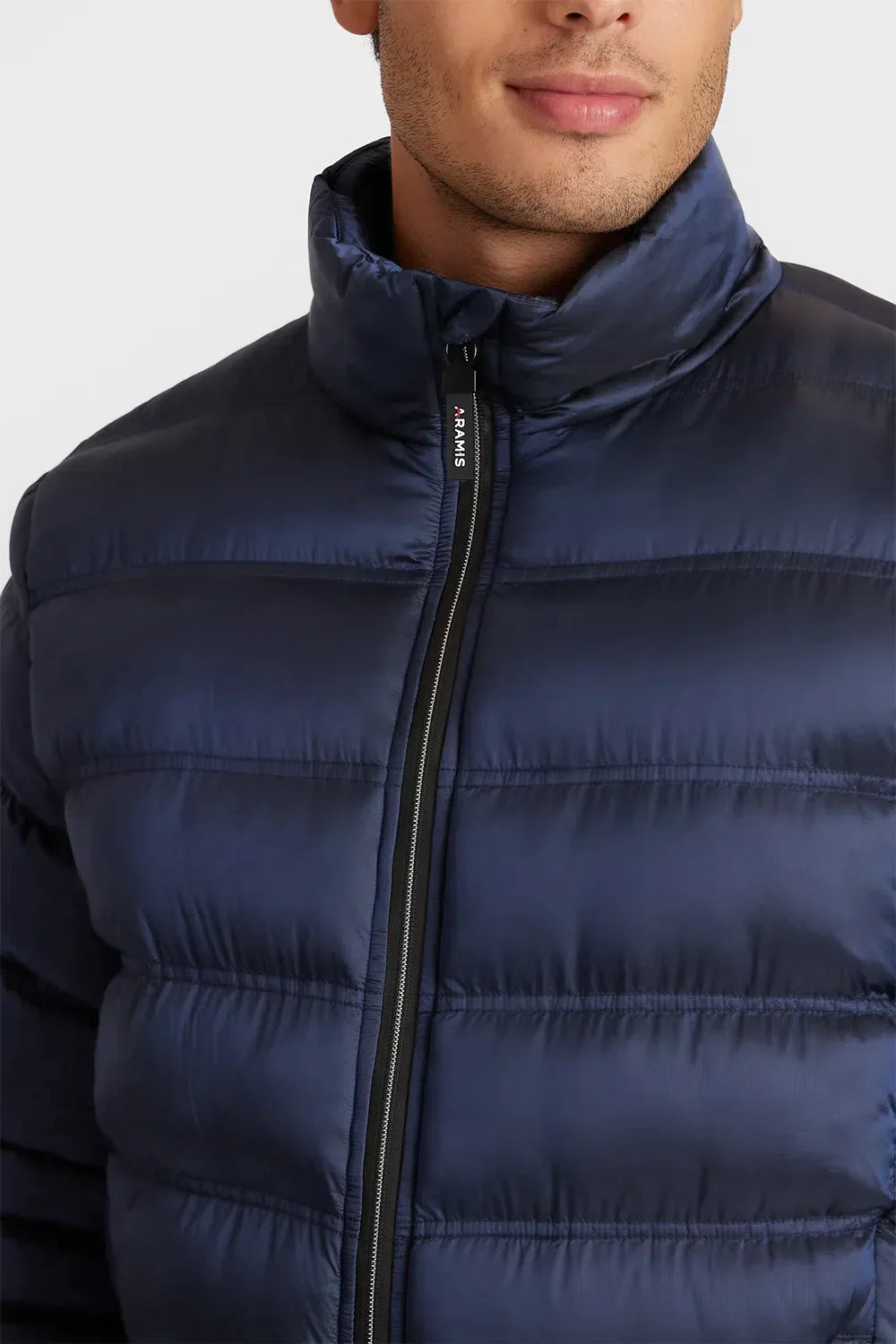 JAQUETA PUFFER LIQUID REPELLER ECO MARINHO