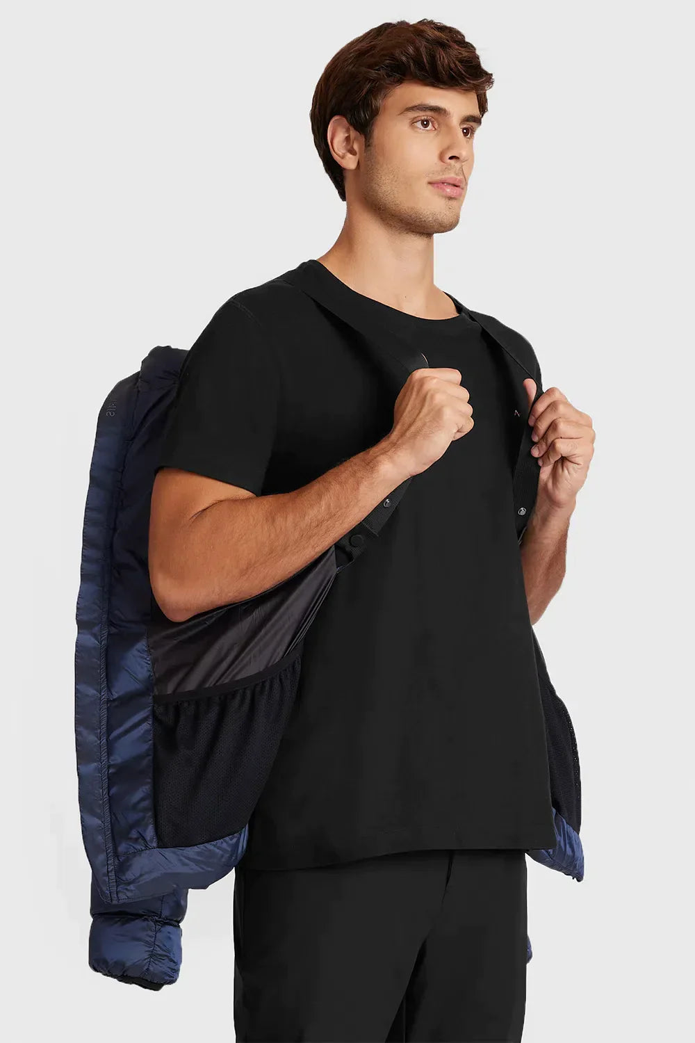 JAQUETA PUFFER LIQUID REPELLER ECO MARINHO