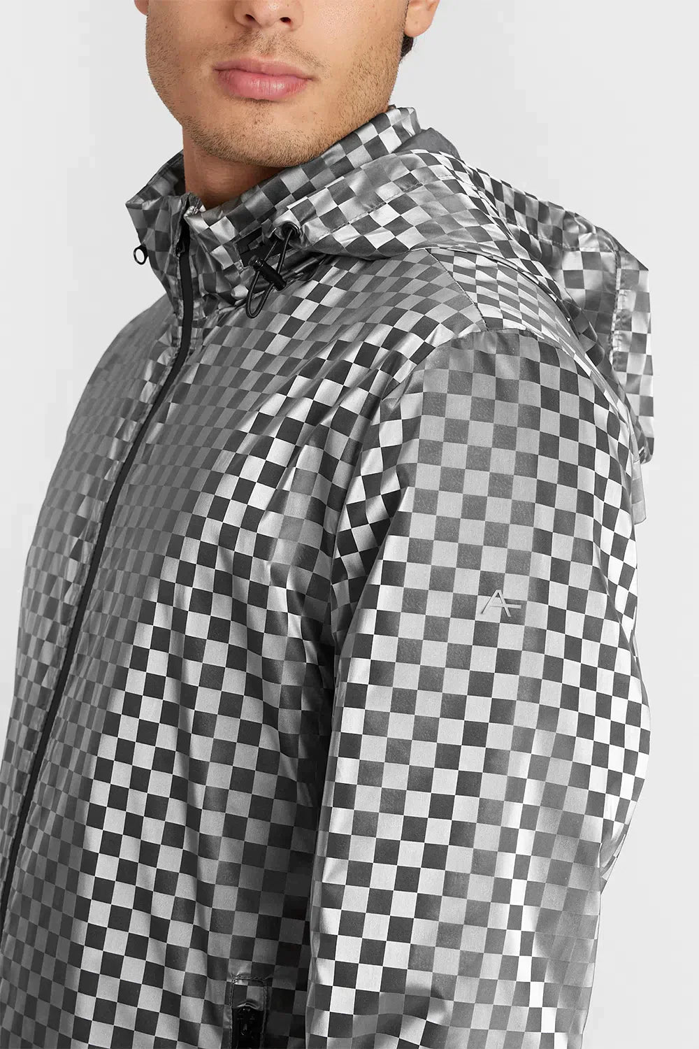 JAQUETA CORTA VENTO SQUARE LIQUID REPELLER PRETO