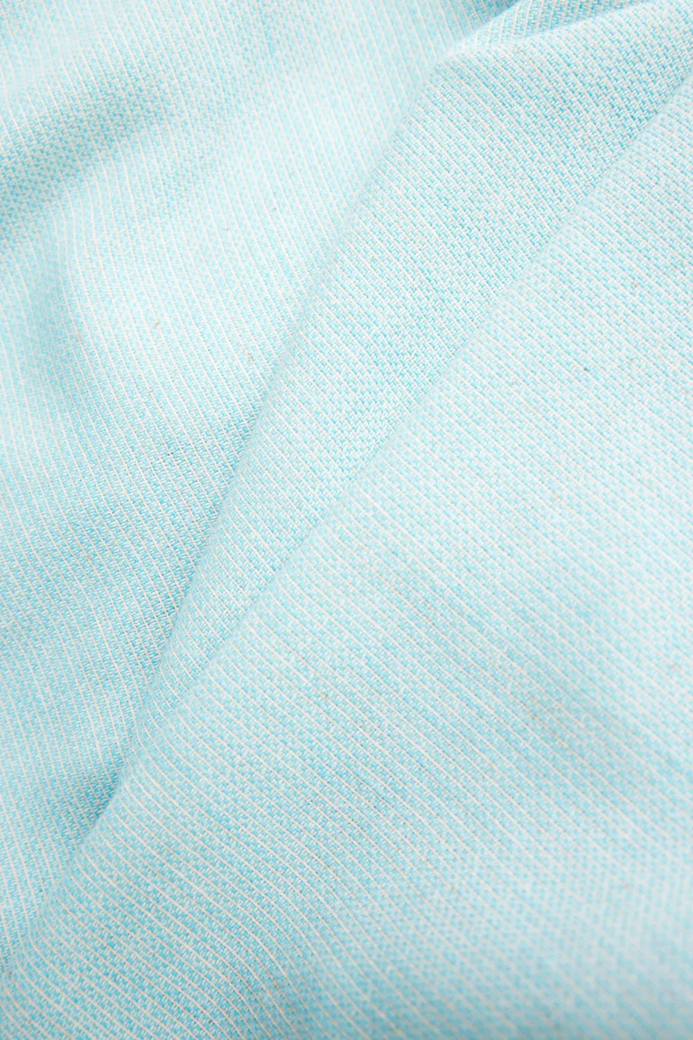 CAMISA REGULAR MAQUINETADO RÚSTICO VERDE AGUA