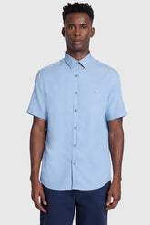 CAMISA SLIM CHAMBRAY AZUL CLARO