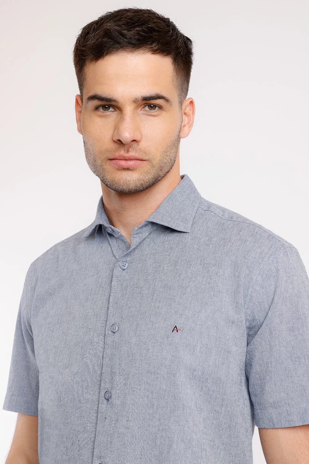 CAMISA REGULAR MOVE FLAME MARINHO