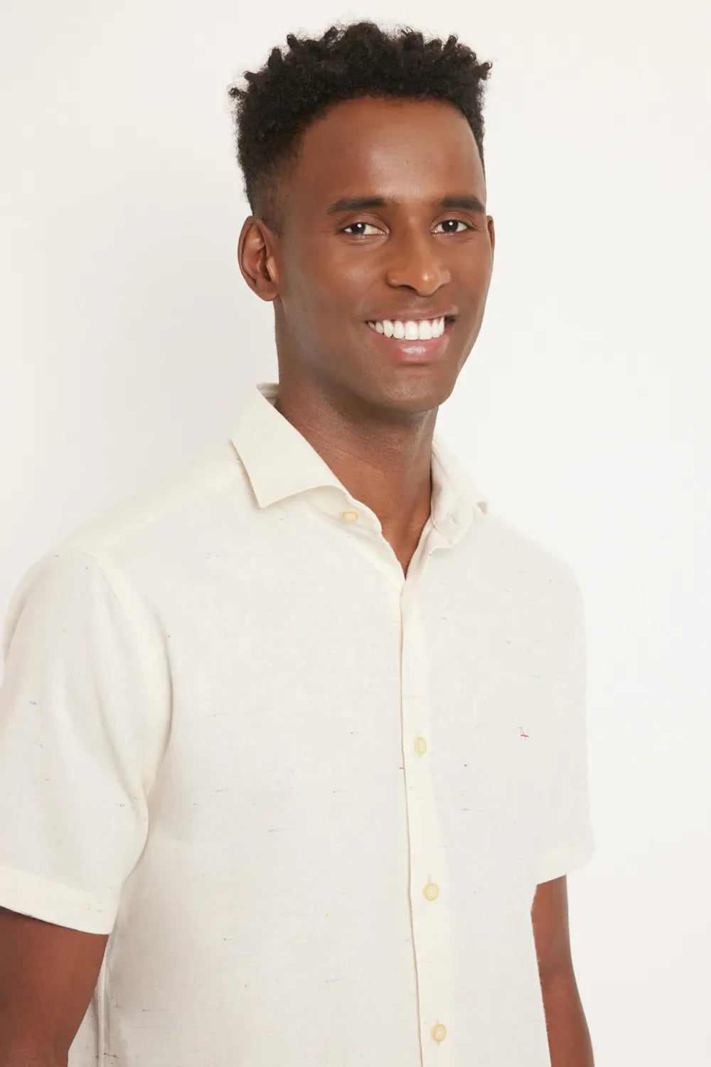 CAMISA SLIM BOTONÊ NATURAL