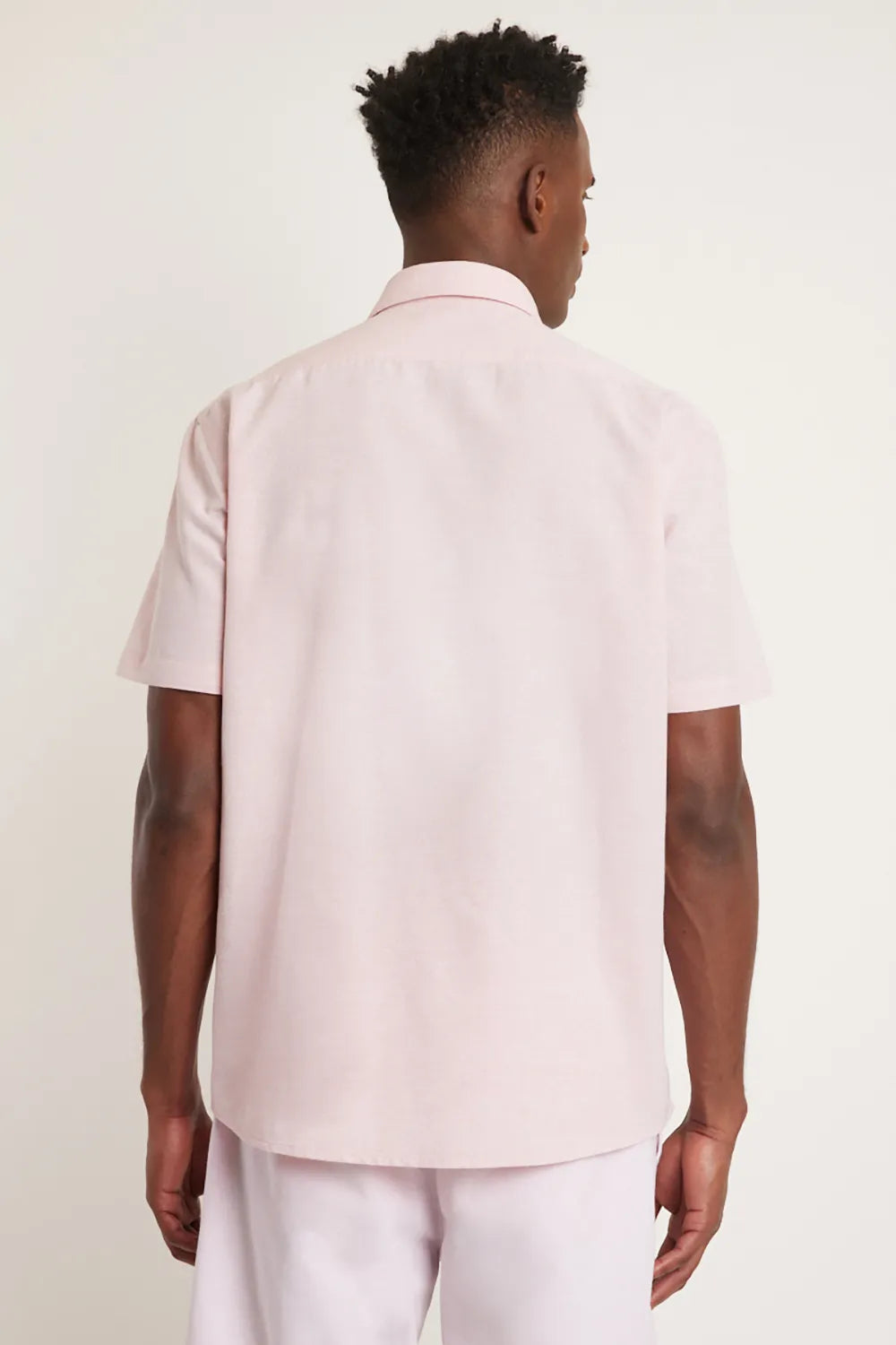 CAMISA REGULAR MANGA CURTA CORAL