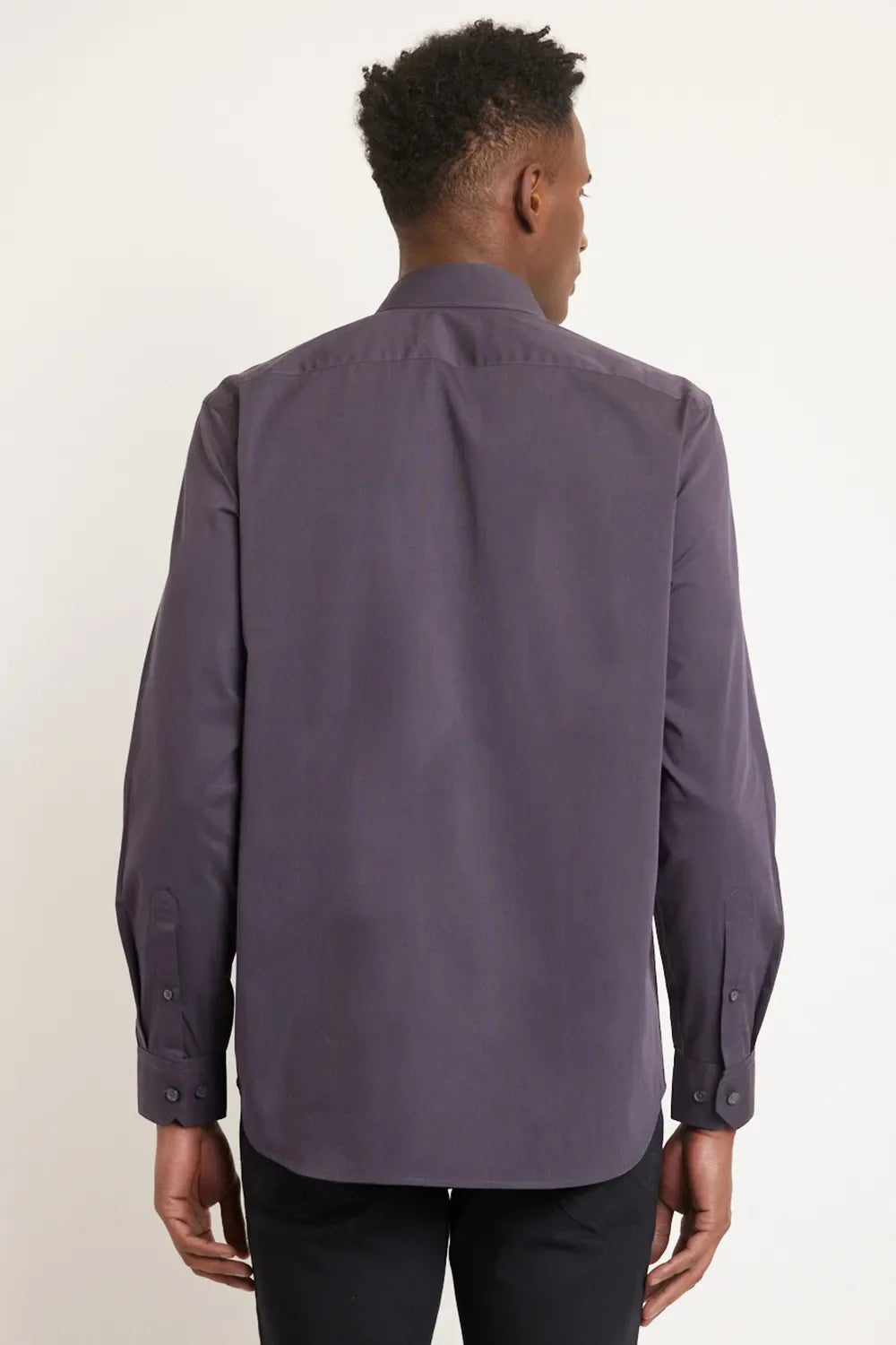 CAMISA REGULAR FIL A FIL GRAFITE