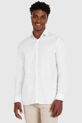 CAMISA MANGA LONGA COSMO SLIM SARJA PIMA BRANCO