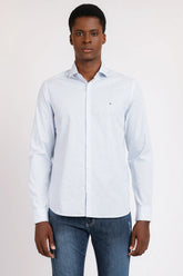 CAMISA REGULAR TRICOLINE XADREZ AZUL CLARO