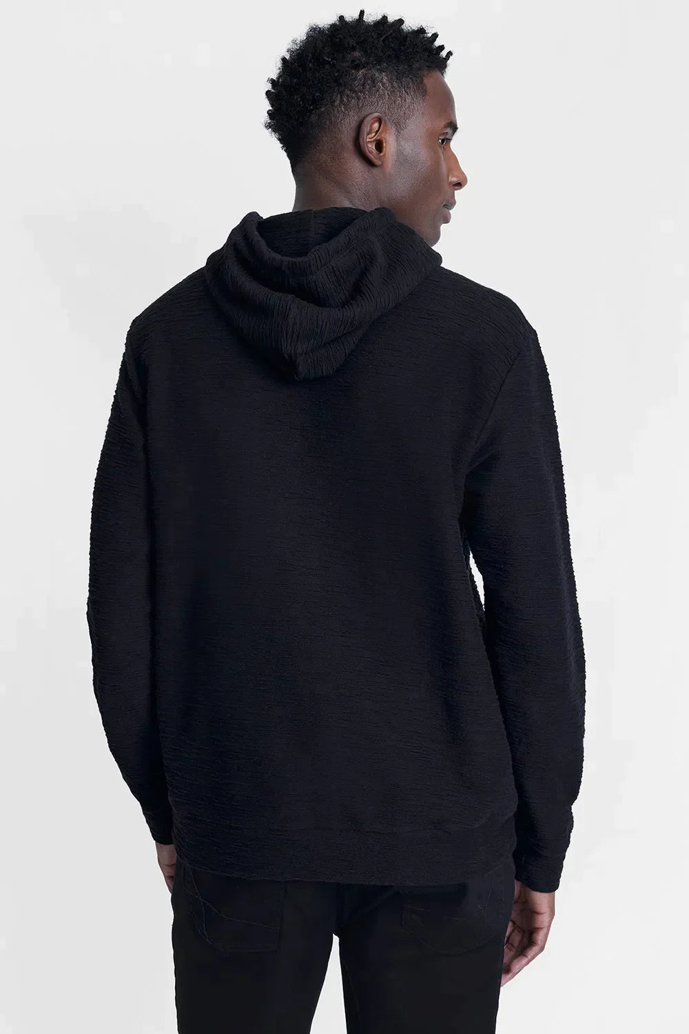 MOLETOM COM CAPUZ WAVE PRETO