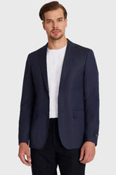 PALETÓ TEXTURIZADO SUPER SLIM AZUL