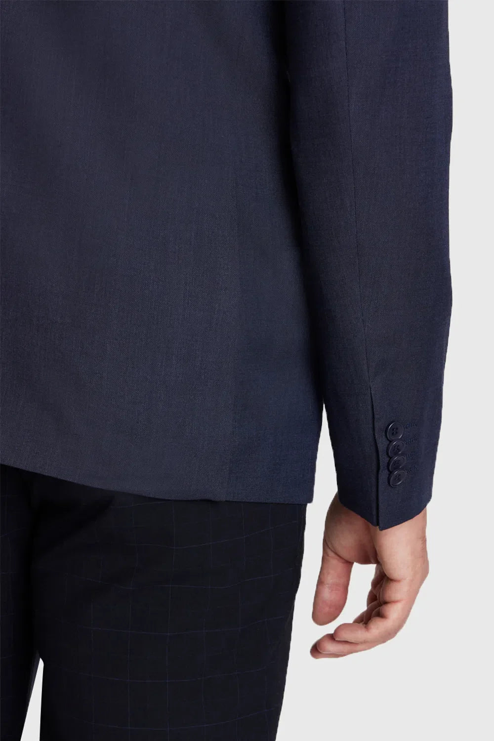 PALETÓ TEXTURIZADO SUPER SLIM AZUL