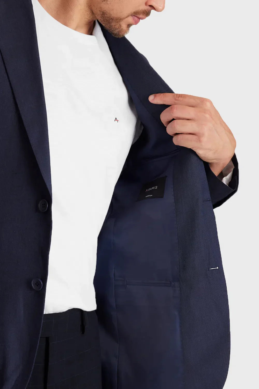 PALETÓ TEXTURIZADO SUPER SLIM AZUL